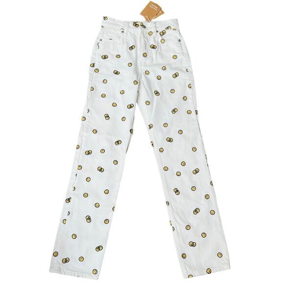 NEW Reformation Mixed Emotions High Rise Straight Jeans Size 23 Cotton 100% - Picture 4 of 13